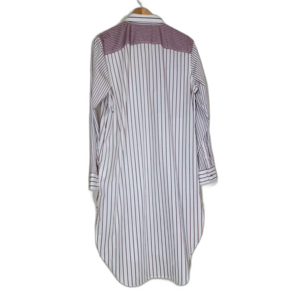 Lauren Ralph Lauren Men's Red & White Extra Long Striped Shirt - XL - Picture 2 of 9